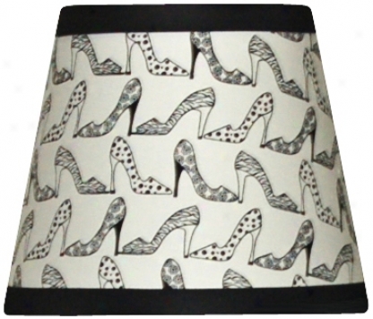 Higy-heel Sophistication Lamp Shade 8x14x10 (spider) (r9671)