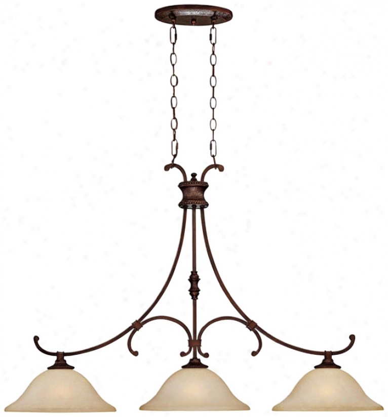 Hill House Collection Burnshed Bronze 45" Wide Chandelier (18883)