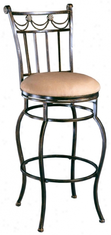 Hillsdale Camelot Ii Swivel 26" High Counter Stool (f8447)