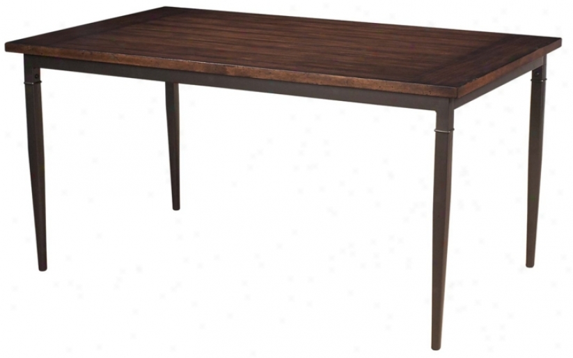 Hillsdale Cameron Revtangle Wood Dining Table (v9709)