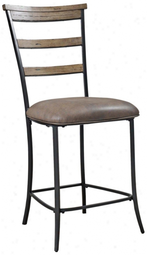 Hillsdale Charleston Set Of 2 Ladder Back Counter Stools (w0120)