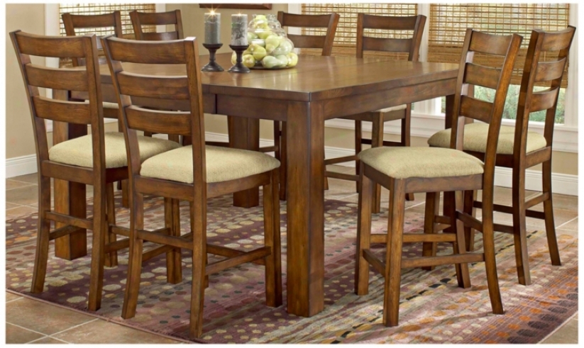 Hillsdale Hemstead Counter Height 9 Piece Dining Set (t5525)