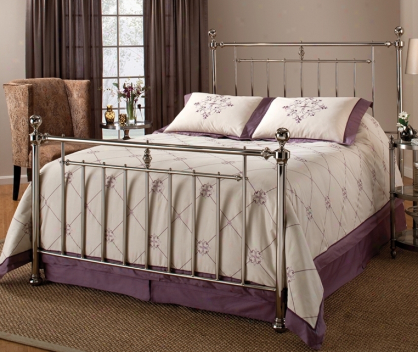 Hillsdale Holland Nickel Finish Metal Bed (queen) (m6499)