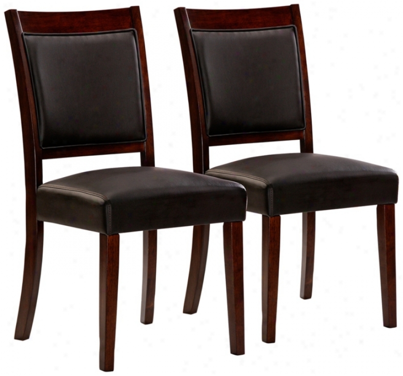 Hillsdale Lyndon Lane Regular Of 2 Upholstered Dining Chairs (w4863)