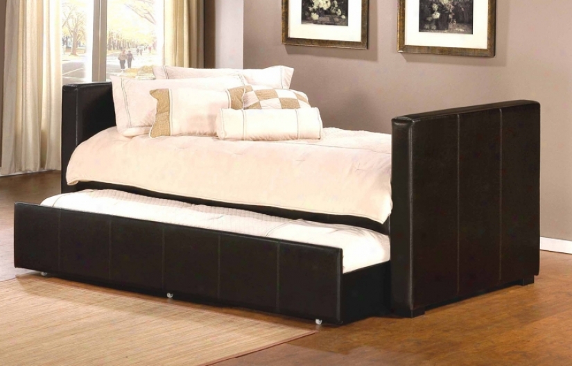Hillsdale Mzrce1la Bicast Leather Daybed With Trundle Drawer (v9652)