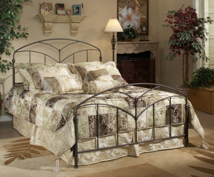 Hillsdale Marco Brown Steel Bed (king) (t4309)