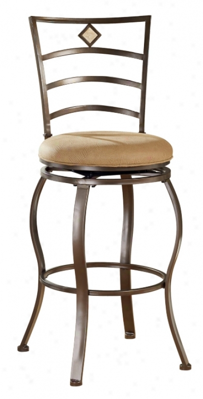 Hillsdale Marin Swivel 24" High Counter Stool (k8971)