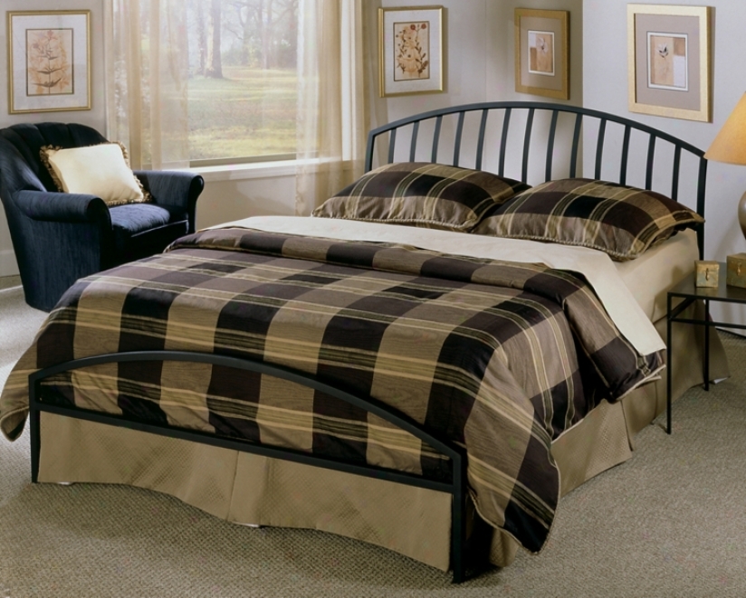 Hillsdale Old Towne Textured Blsck Bed (king) (t4335)