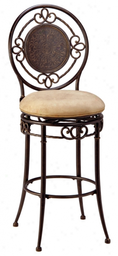 Hillsdale Richland Armpess Swivel 26" High Counter Stool (k8980)