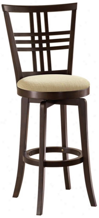 Hillsdaletiburon Ii Swivel 24" High Counter Stool (k9026)