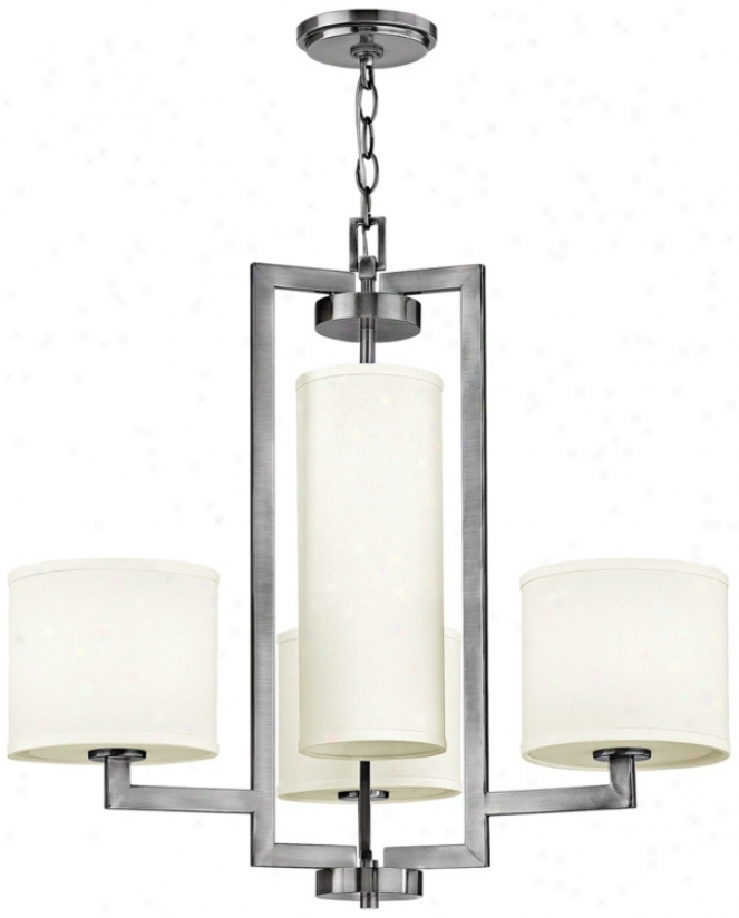 Hinkley Hampton Collection 24 3/4" Wide Nickel Chandelier (r9009)