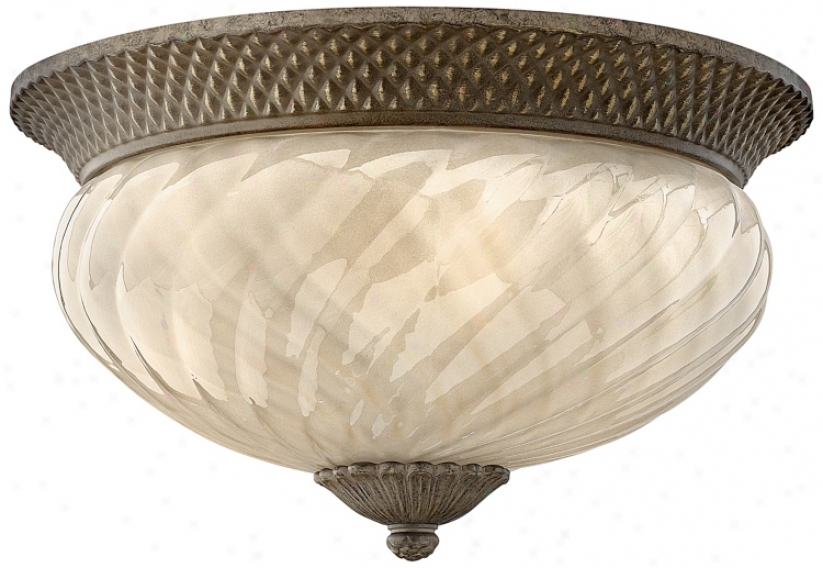 Hinkley Hawaiian Plantation 16" Wide Outdoor Ceiling Light (f83)