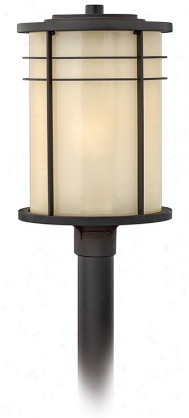 Hinkley Ledgewood 20 3/4" Richly Post Light (f8601)