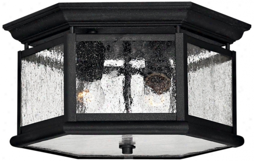 Hinkley Raley Collection 13" Wide Outdoor Ceiling Light (37357)