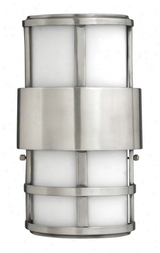 Hinkley Saturn 12 1/2"H igh Stainless Steel Outdoor Light (59699)