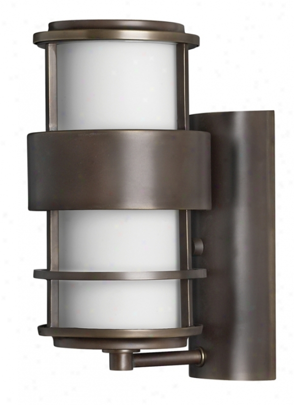 Hinkley Saaturn Metro Bronze12" High Outdoor Wall Light (60814)