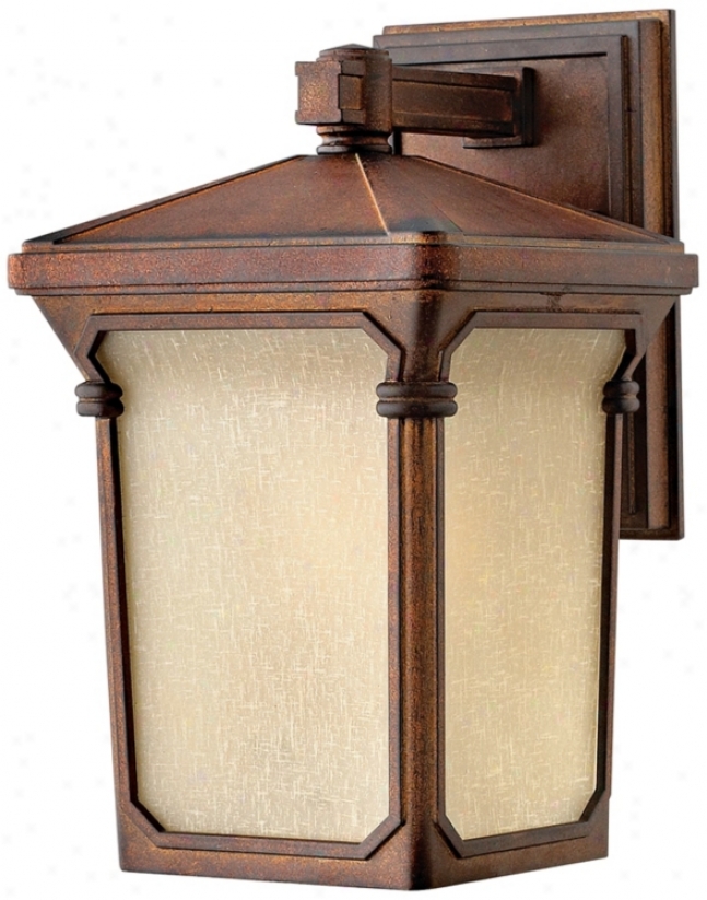 Hinkley Stratfotd Auburn 12 1/2&wuot; High Outdoor Wall Light (k0753)