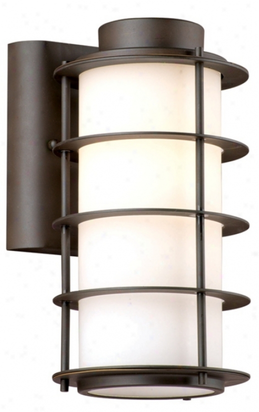 Hollywood Hills Deep Bronze 10 1/4" High Outdoor Wall Light (l0315)