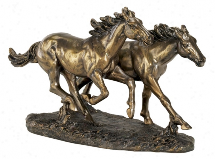 Horses Running Wild Statue (76299)