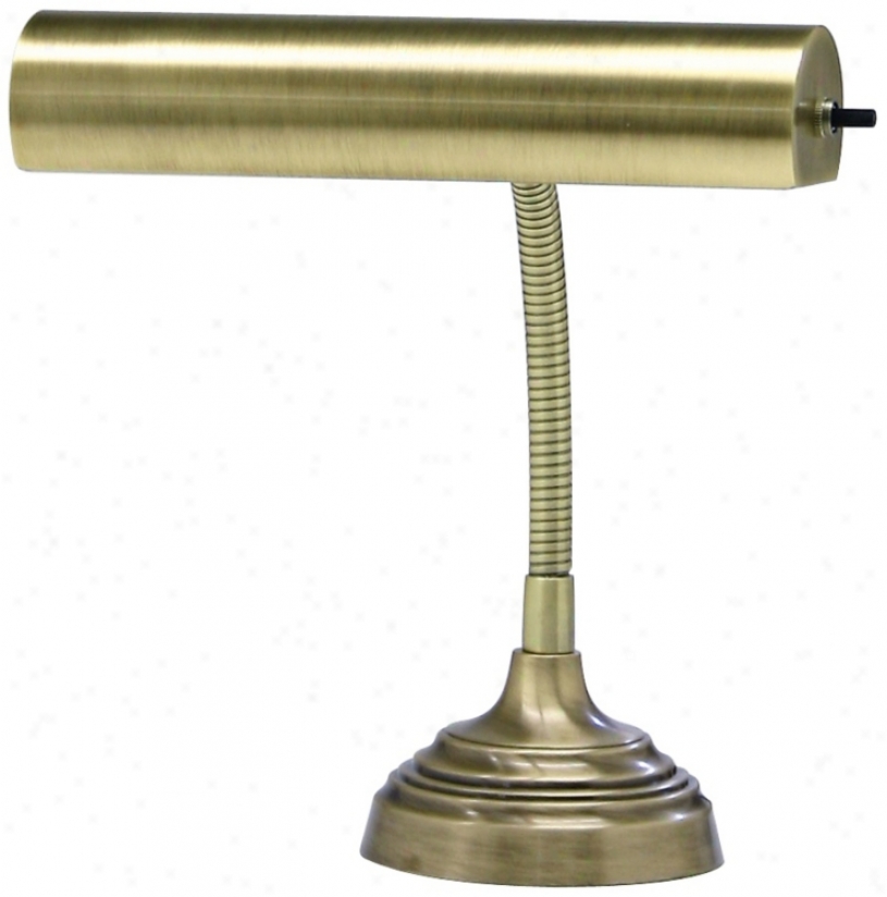 House Of Troy Coming of Christ Antique Brass Piano Desk Lamp (r3362)