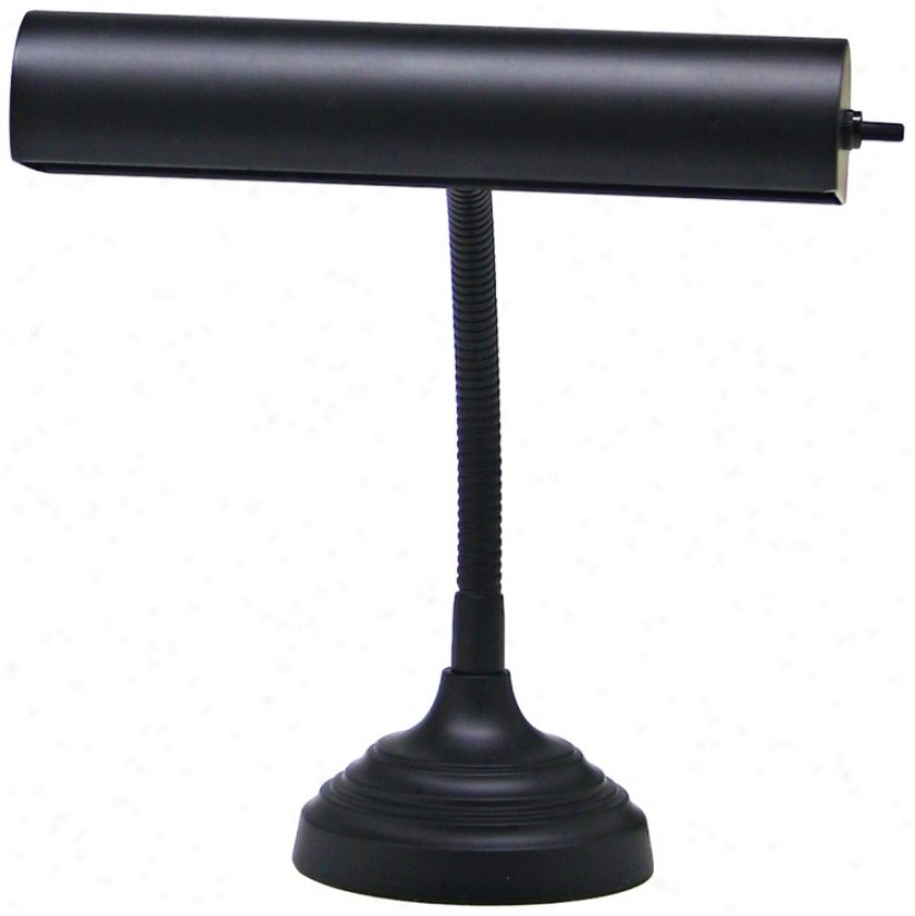 House Of Troy Advent Black Piano Desk Lamp (r3358)