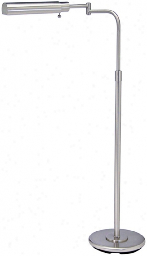 House Of Troy Swing Arm Pharmacy Satin Nickel Floor Lamp (78058)