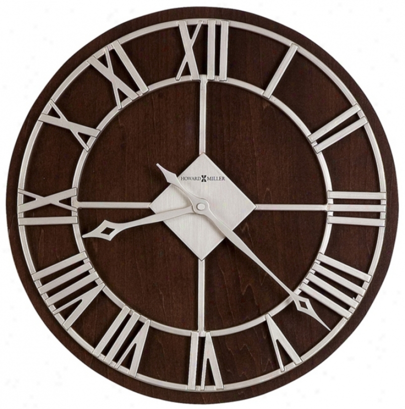 Howard Miller 15" Wide Prichard Wall Clock (m9077)