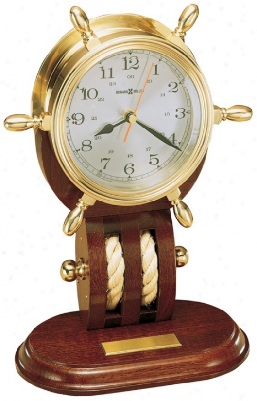 Howard Miller Brittania 12 1/2" High Tabletop Clock (r3932)
