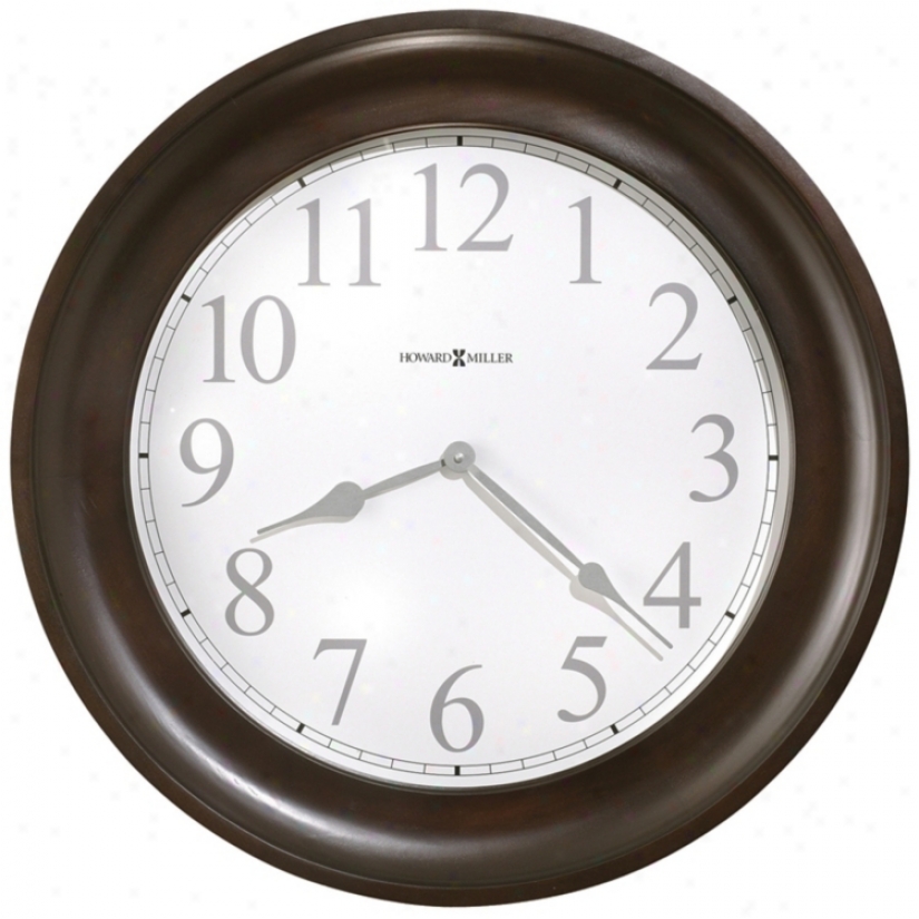 Howard Miller Camron Round 25" Wide Wall Clock (m8727)