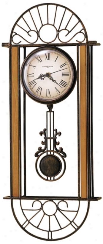 Howard Miller Devahn 23 1/2" High Wall Clock (m8750)