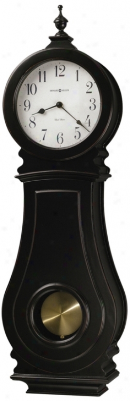 Hoaard Miller Dorchester 29 1/2&quor; High Wall Clock (m8974)