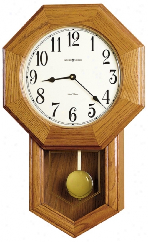 Howard Mille Elliott 21 3/4" Hivh Wall Clock (m8752)