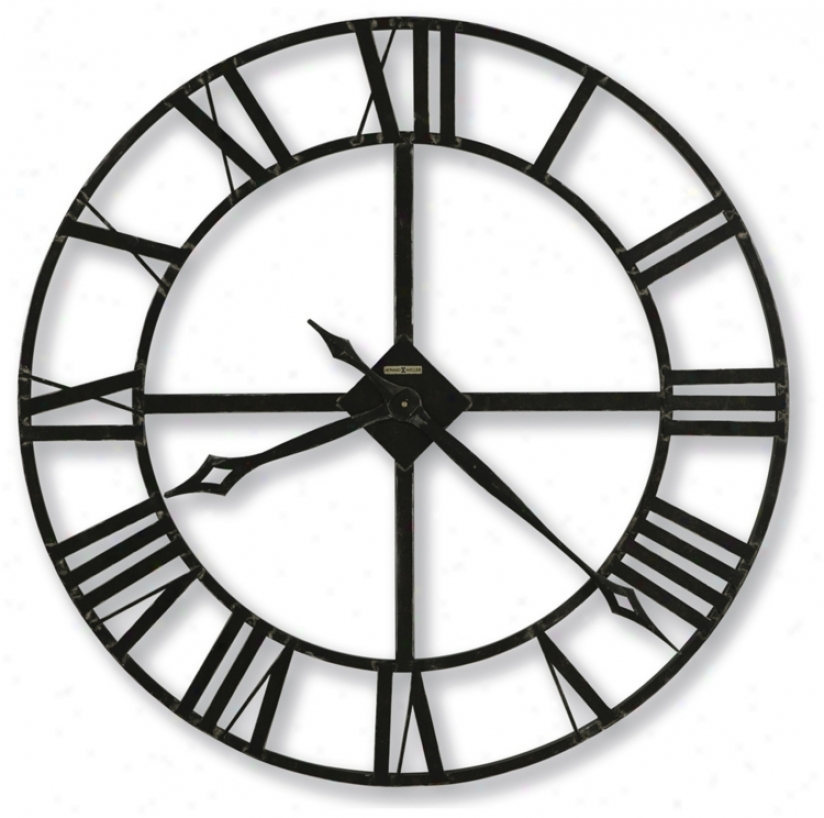 Howard Miller Lacy Quartz 32" Wide Wall Clock (m8680)