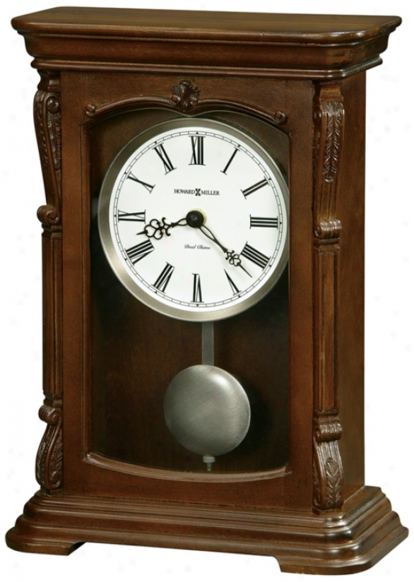Howard Miller Lanning 13" High Mantel Clock (r4925)