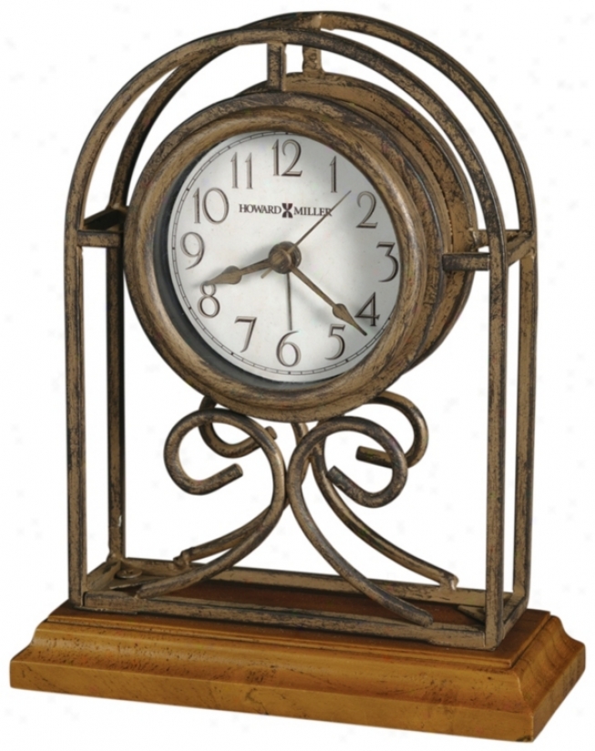 Howard Miller Mrcy 7 1/4" High Tabletop Alarm Clock (r5013)