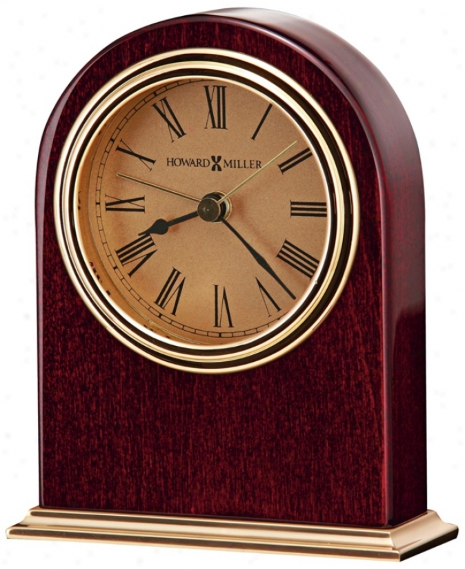 Howard Miller Parnell 4 3/4" High Table Alarm Clock (r4942)