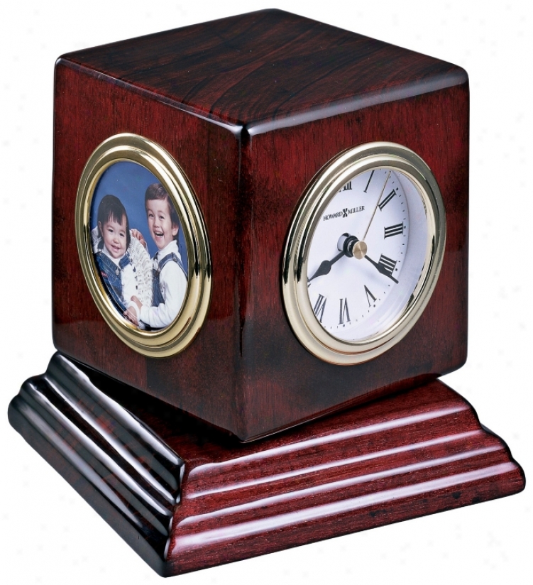 Howard Miller Reuben 4 3/4" High Desk Clock (r4960)