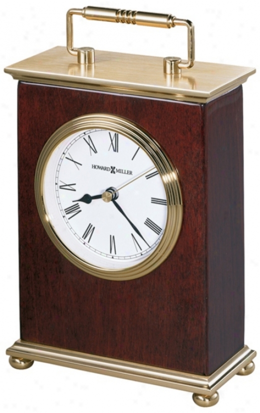 Howard Miller Rosewood Bracket  8 1/4" High Tabletop Clock (r3934)