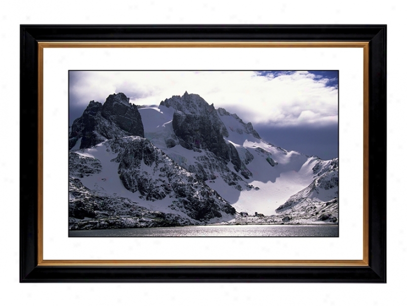 Icy Mountain View Giclee 41 3/8" Wide Wall Art (55273-80384)