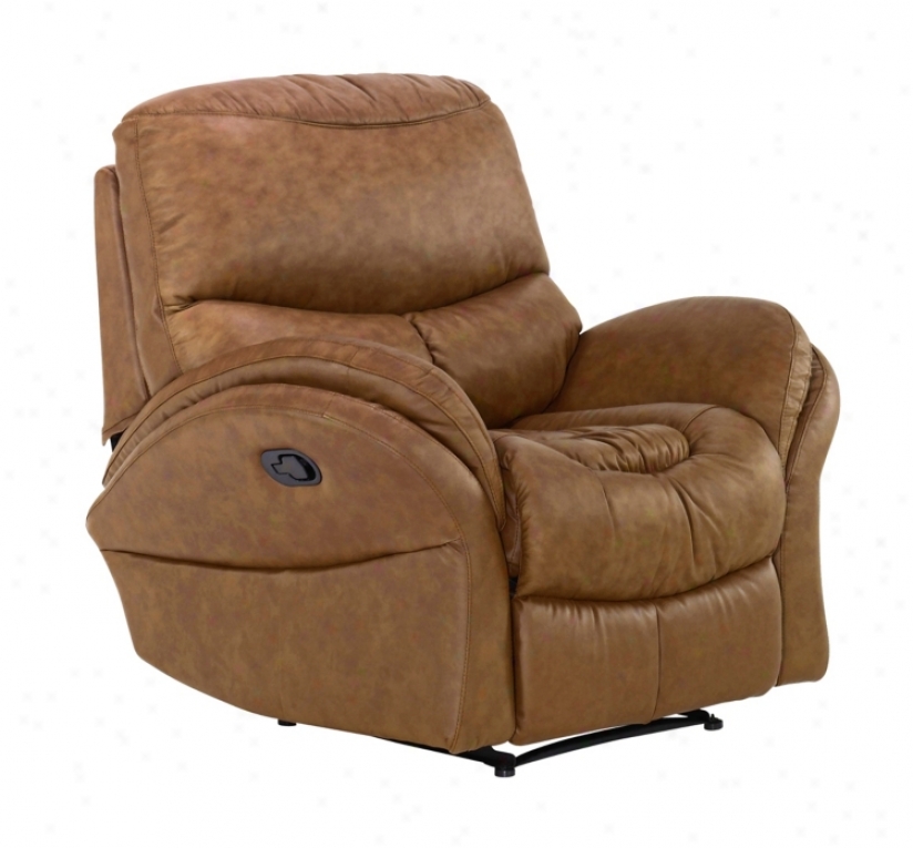 Idaho Whiskey Leather Match Reclienr Chair (t3737)