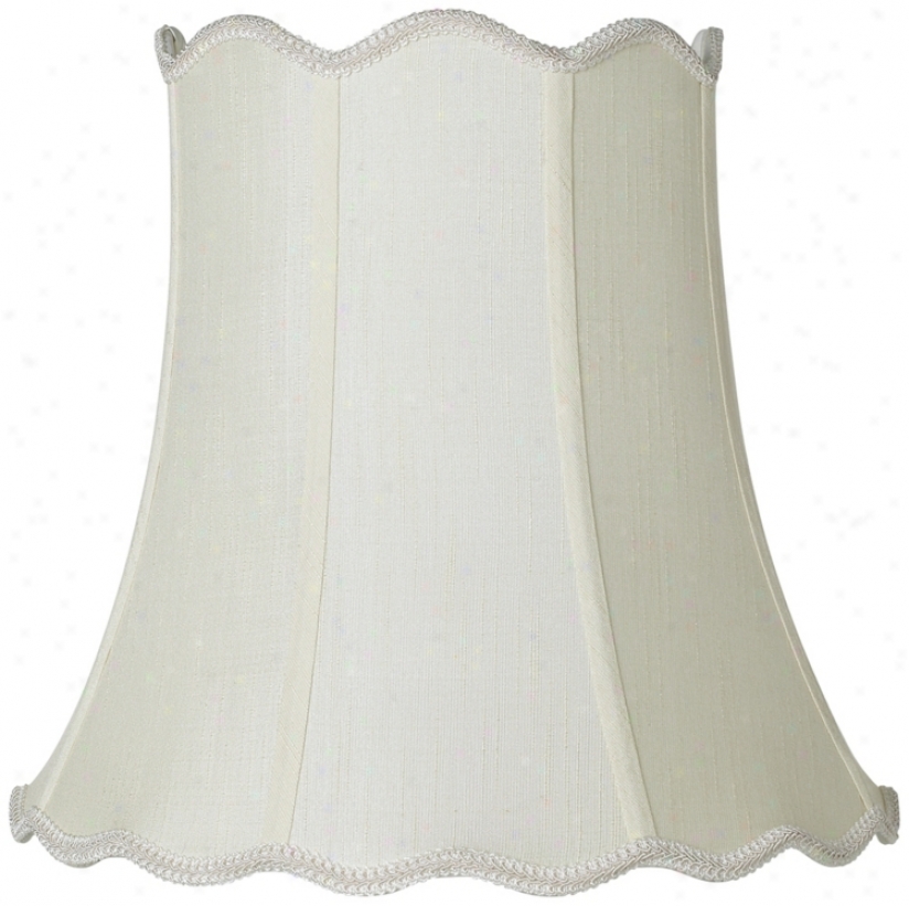 Imperial Creme Scallop Bell Lamp Darkness 10x16x15 (spid3r) (r2701)