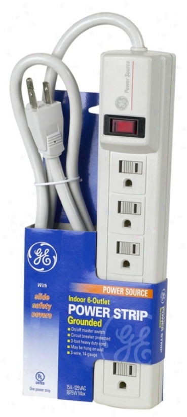 Indoor 6-outlet Grounded Power Strip (05663)