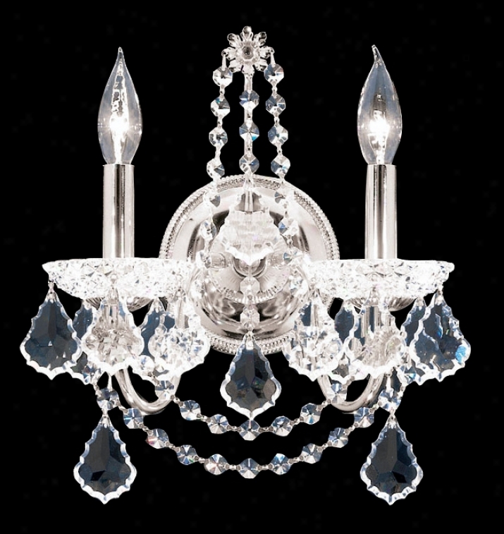 James R.  Moder 14&quit; Great Crystal Wall Sconce (80739)