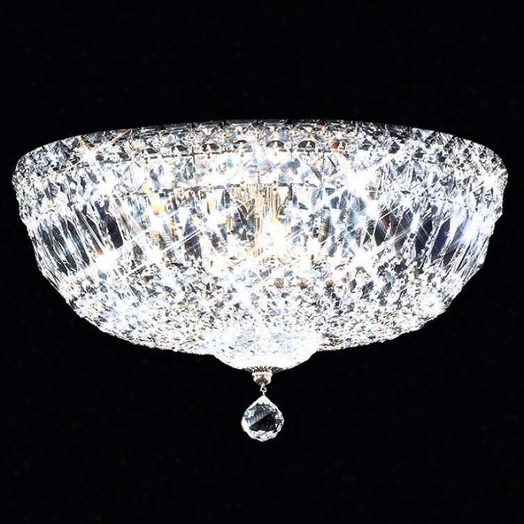 James R. Moder 14" R0und Imperial Crystal Ceiling Fixture (r6390)