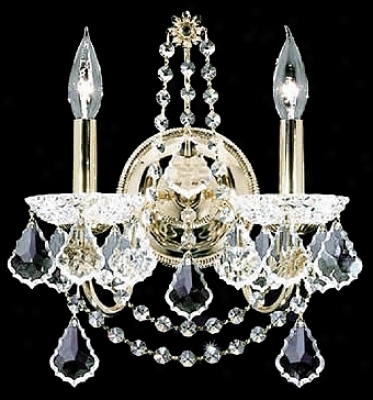 James R. Moder  Belle Wave Collection Crystal Wall Sconce (56505)