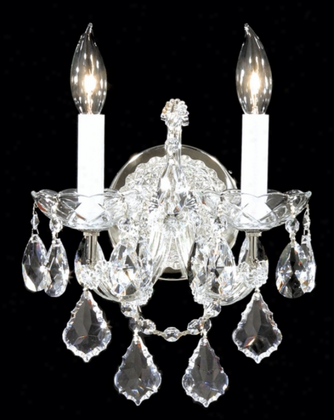 James R. Moder Maria Teresa Silver Wall Sconce (41657)