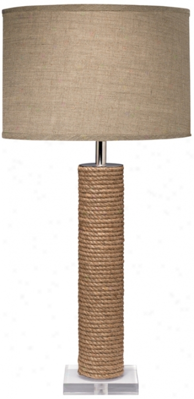 Jamie Young Cylinder Jute Table Lamp (u3683)