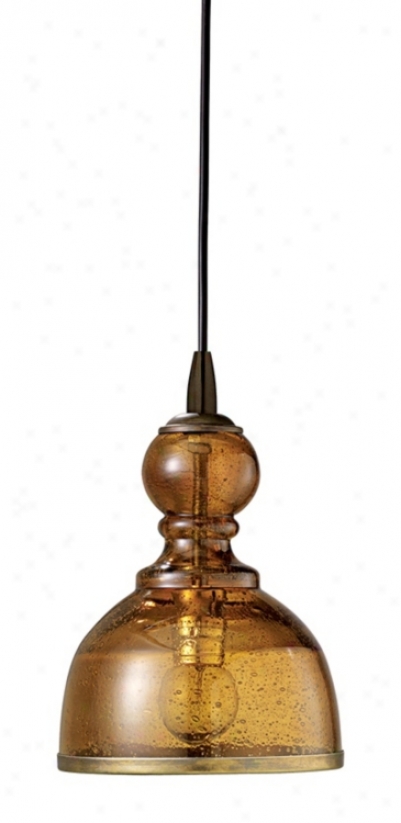 Jamie Young St Charles Amber Glass Pendant Chandelier (m9547)