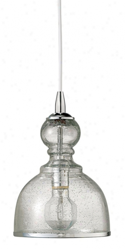 Jamie Young St Charles Clear Glass Pedant Chandelier (m9536)