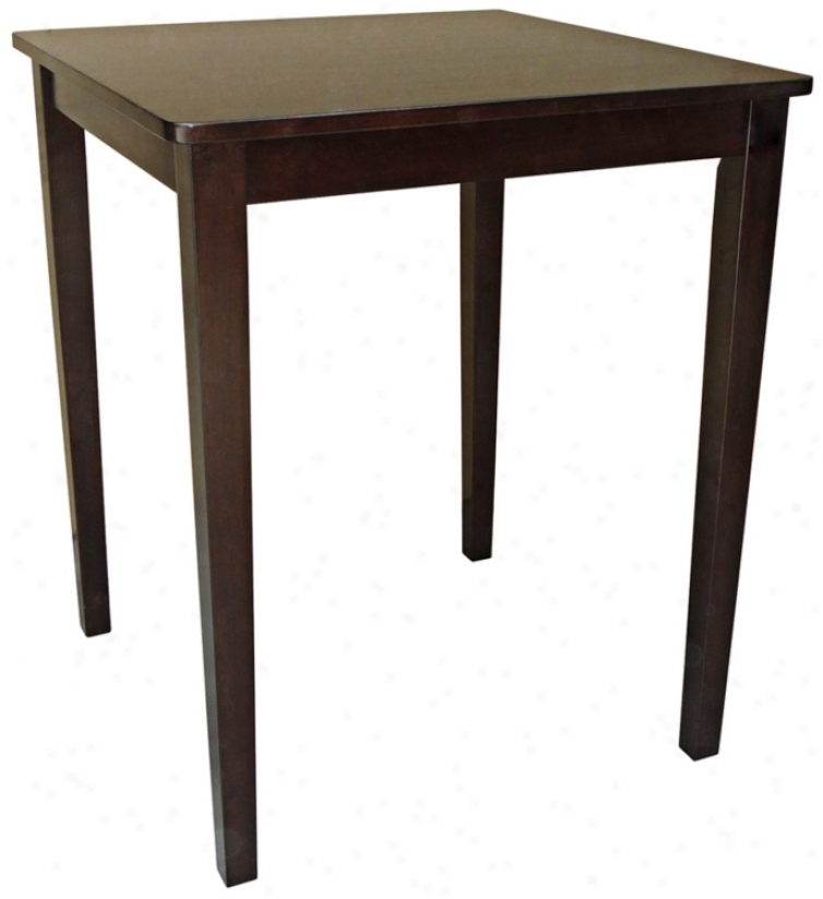 Java Finish Shaker Style Square Counter Height Table (u4183)